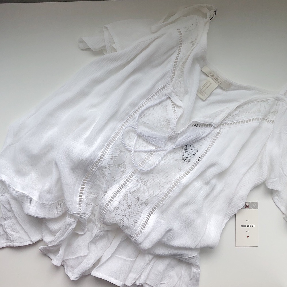 Forever 21 Cold Shoulder Top